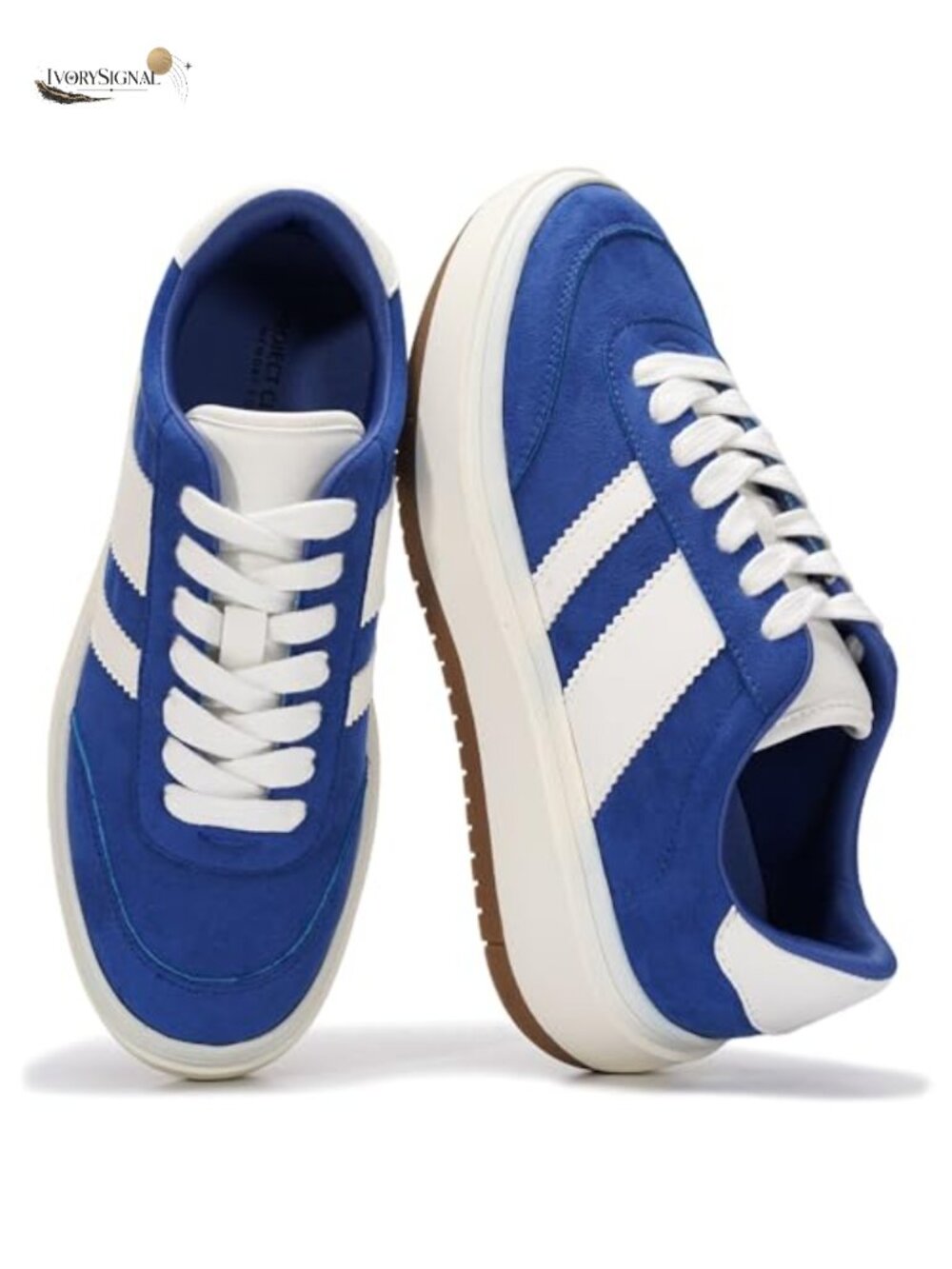 Platform Sneakers for Women Fashion Low Top Lace Up Casual Shoes